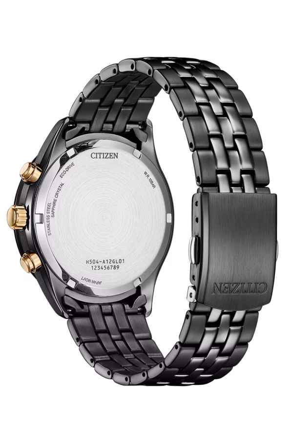CITIZEN 星辰 Chronograph 光動能時尚三眼計時腕錶 AT2576-50X：圖片 3