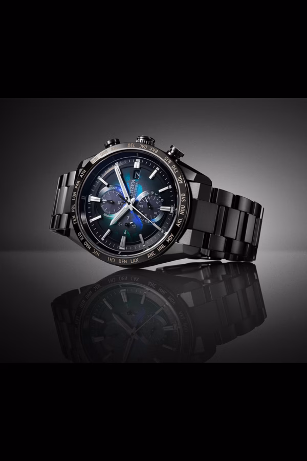 CITIZEN 星辰 ATTESA 100週年限量 宇宙幻彩 鈦金屬光動能電波計時腕錶 AT8286-65E：圖片 5