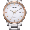 CITIZEN 星辰 Eco-Drive 簡約三針情侶對錶男錶 白面 BM6979-74A