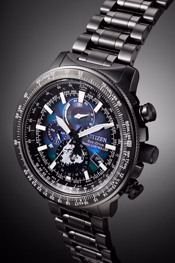 CITIZEN 星辰 PROMASTER 100週年限量 宇宙幻彩 光動能電波手錶 BY3005-56E：圖片 5