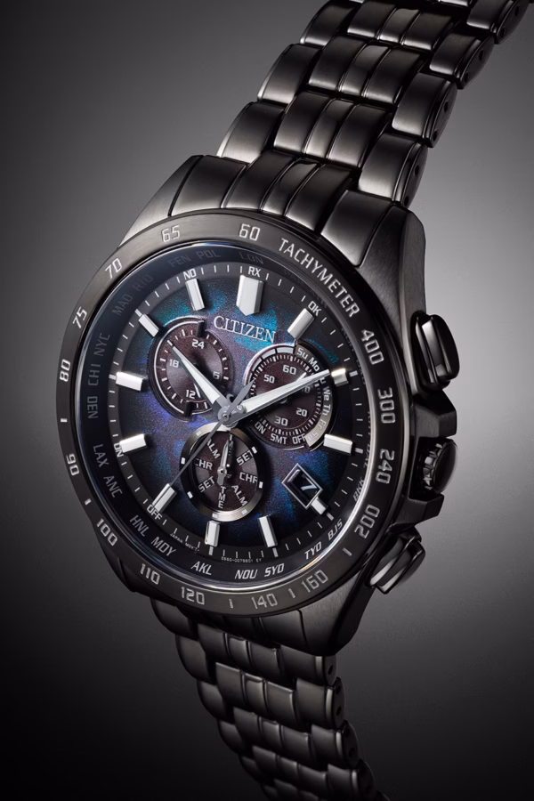 CITIZEN 星辰 GENT’S 100週年限量 宇宙幻彩 光動能電波錶 CB5878-56E：圖片 5