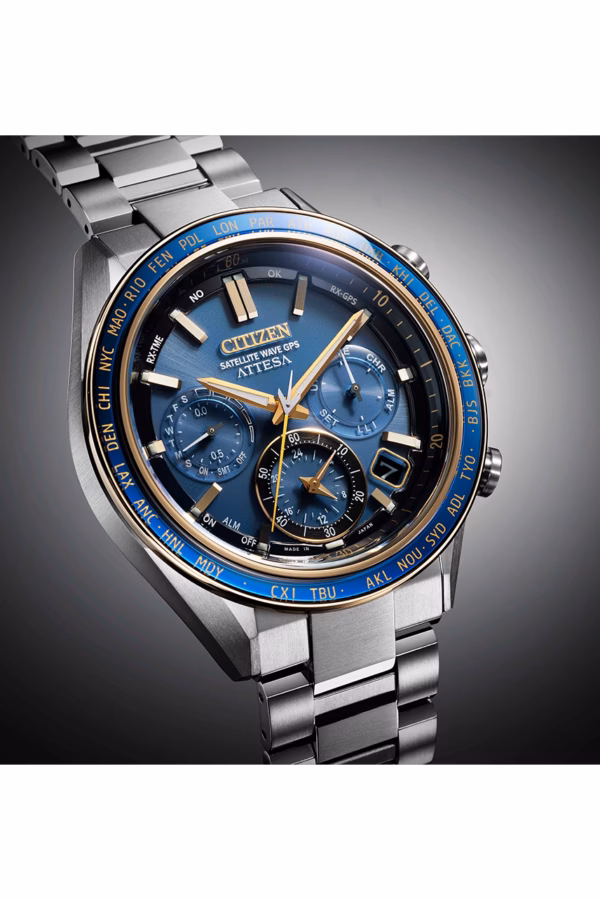 CITIZEN 星辰 ATTESA 光動能 GPS 衛星對時錶-海王星款 CC4054-68L：圖片 6