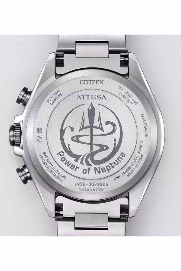 CITIZEN 星辰 ATTESA 光動能 GPS 衛星對時錶-海王星款 CC4054-68L：圖片 4