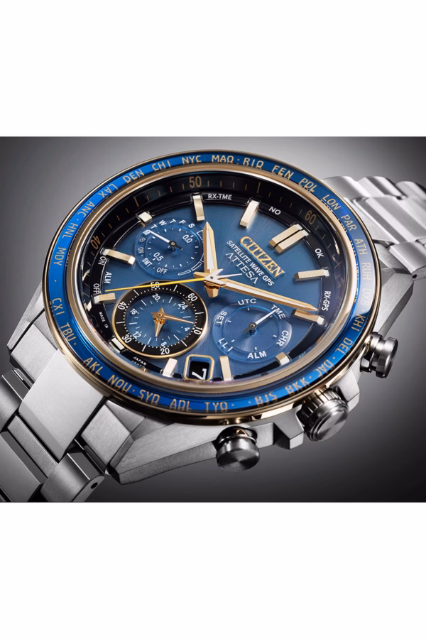 CITIZEN 星辰 ATTESA 光動能 GPS 衛星對時錶-海王星款 CC4054-68L：圖片 7