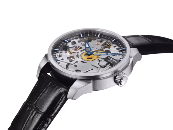 TISSOT 天梭 T-Complication Squelette Mechanical 經典系列 全鏤空機械錶 手動上鍊 T070.405.16.411.00：圖片 5