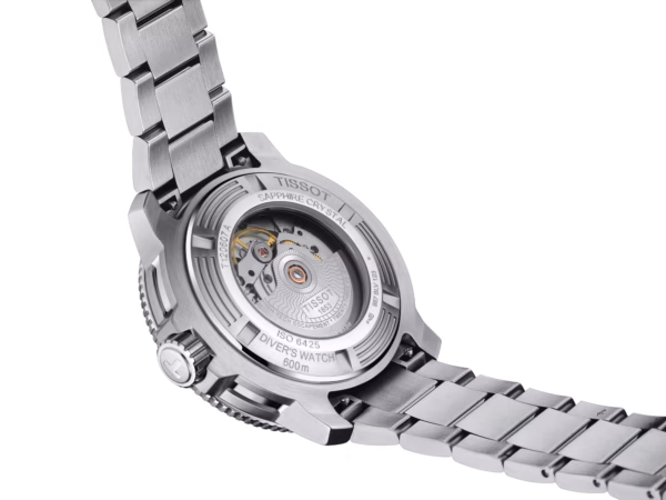 TISSOT 天梭 Seastar 2000 Professional Powermatic 80 46mm 海星淺藍面潛水錶 廣告款 T120.607.11.041.00：圖片 8