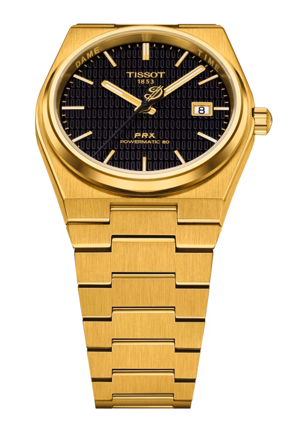 TISSOT 天梭 PRX Powermatic 80 Damian Lillard Special Edition NBA聯名限定 黑金旋風 T137.407.33.051.00：圖片 8