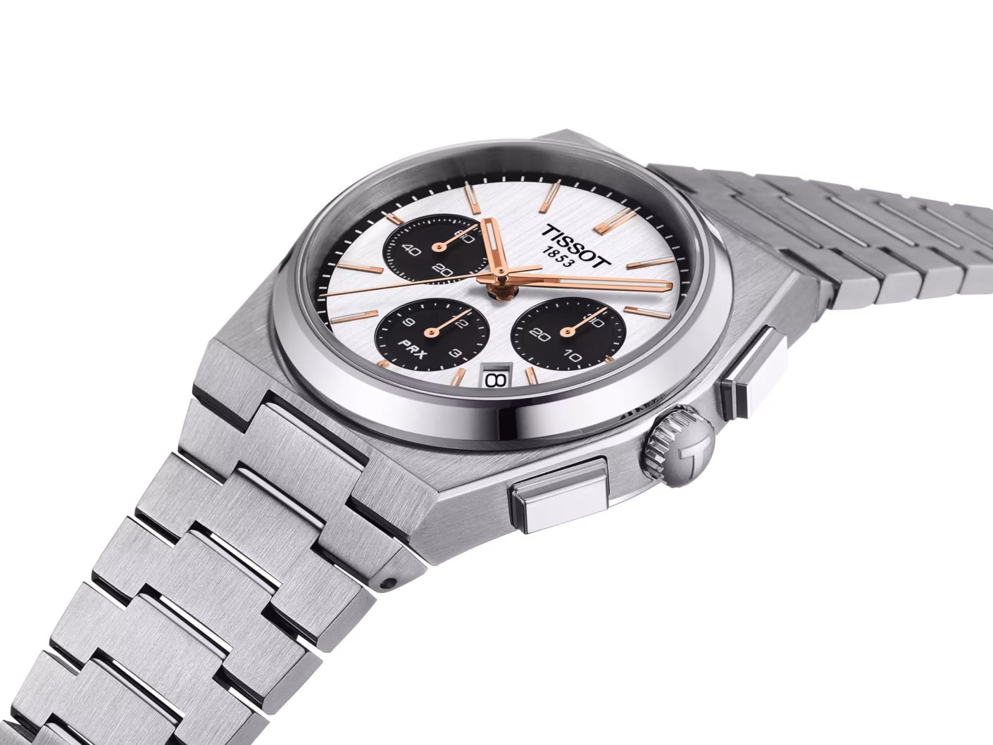 TISSOT 天梭 PRX Automatic Chronograph 70年代復刻三眼計時機械錶 T137.427.11.011.00