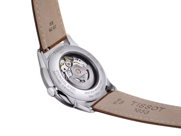 TISSOT 天梭 Chemin des Tourelles Powermatic 80 42mm 杜魯爾 廣告款藍色機械錶 T139.407.16.041.00：圖片 7