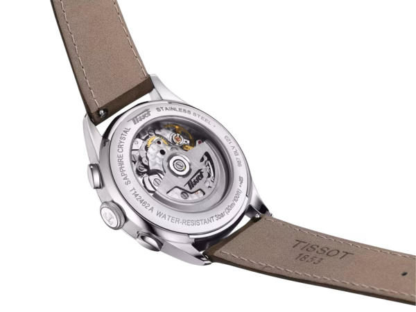 TISSOT 天梭 TELEMETER 1938 復刻機械錶 T142.462.16.032.00：圖片 7