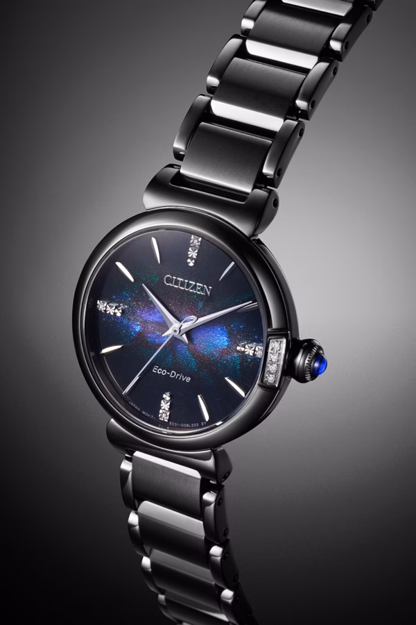 CITIZEN 星辰 L系列 宇宙幻彩 限量 簡約三針女錶 黑 EM1067-88E：圖片 5