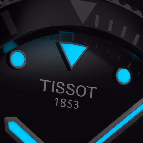 TISSOT 天梭 Seastar 1000 40mm 黑金海星潛水錶 T120.410.27.051.00：圖片 12