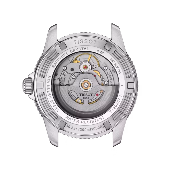 TISSOT 天梭 Seastar 1000 Powermatic 80 40mm 海星潛水錶 淺藍面 T120.807.11.091.00：圖片 3