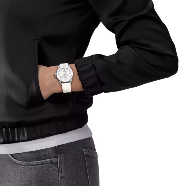 TISSOT 天梭 Seastar 1000 36mm 鑽石白海星潛水錶 T120.210.17.116.00：圖片 5