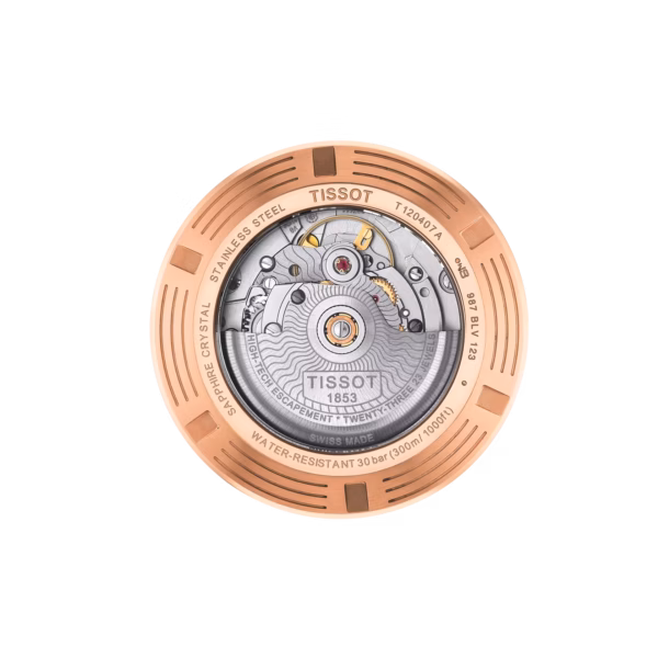 TISSOT 天梭 Seastar 1000 Powermatic 80 43mm 海星潛水錶 玫瑰金 T120.407.37.051.01：圖片 3