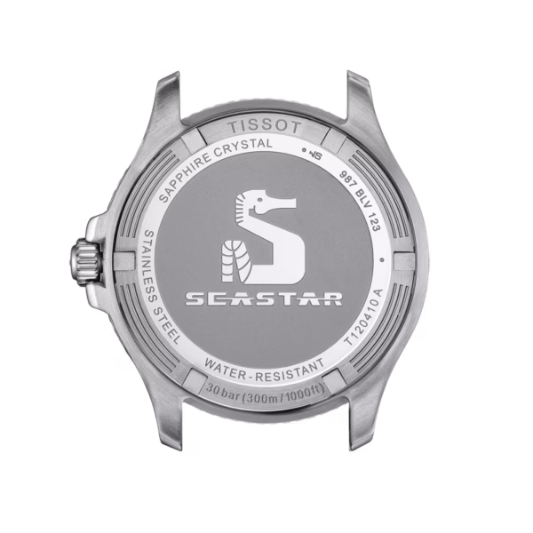 TISSOT 天梭 Seastar 1000 40mm 黑金海星潛水錶 T120.410.27.051.00：圖片 3