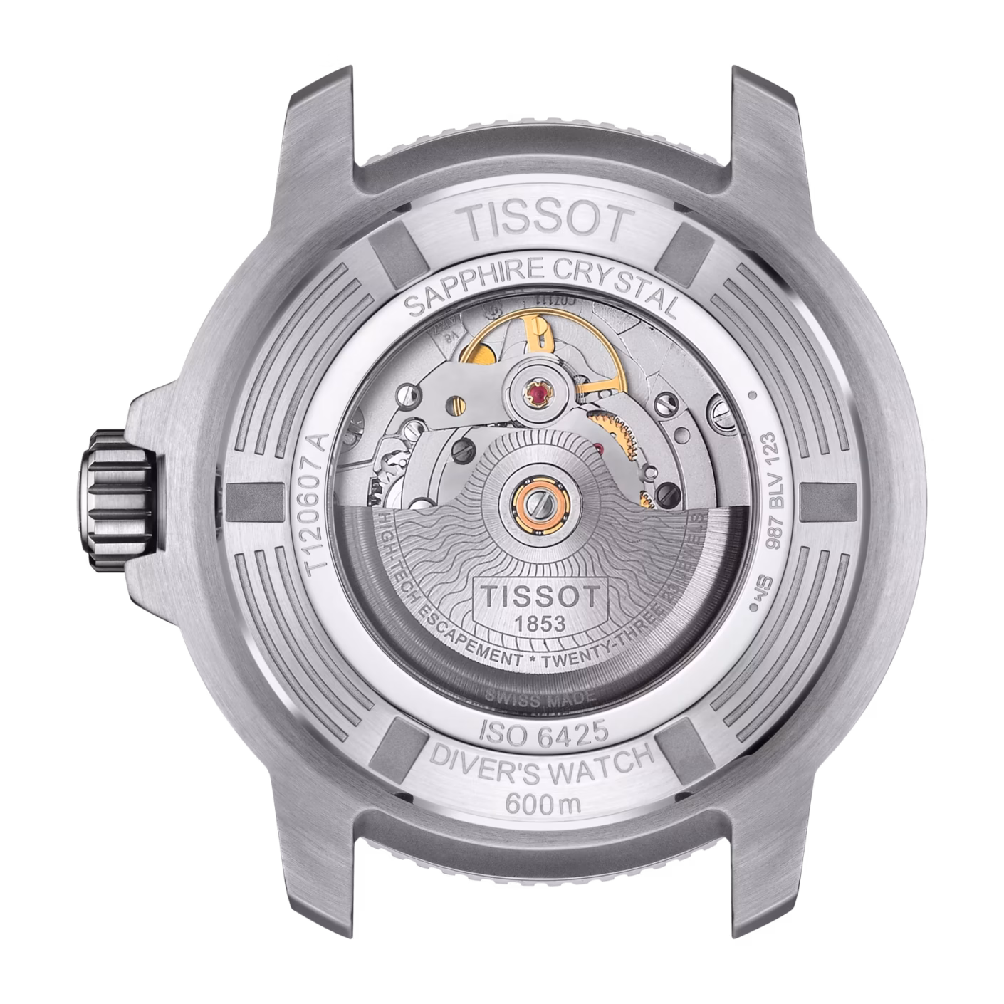 TISSOT 天梭 Seastar 2000 Professional Powermatic 80 46mm 海星淺藍面潛水錶 廣告款 T120.607.11.041.00