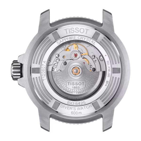 TISSOT 天梭 Seastar 2000 Professional Powermatic 80 46mm 海星淺藍面潛水錶 廣告款 T120.607.11.041.00：圖片 4