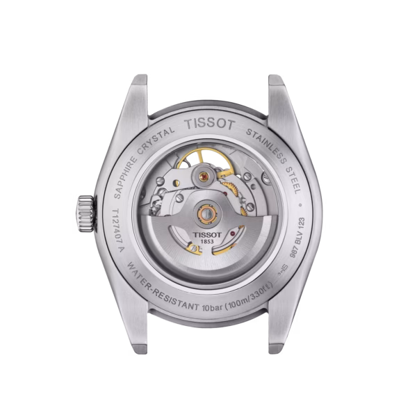 TISSOT 天梭 Gentleman Powermatic 80 Open Heart 幸運簍空機械錶 T127.407.11.041.01：圖片 3