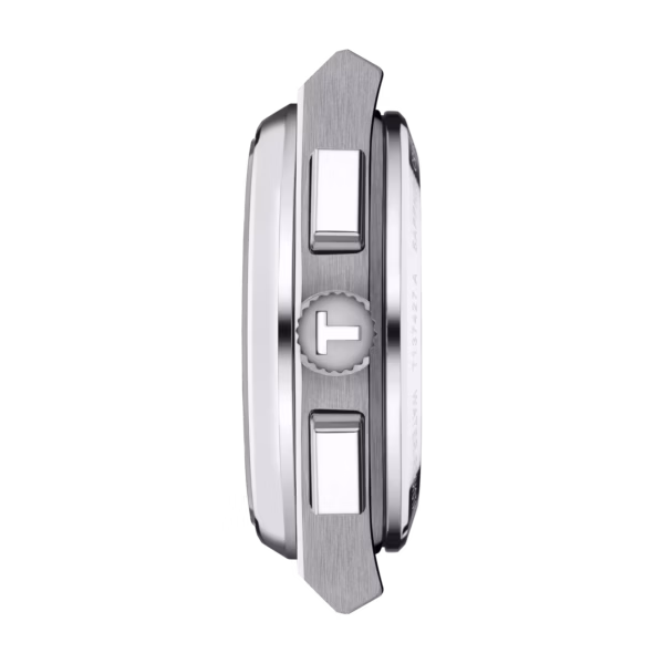 TISSOT 天梭 PRX Automatic Chronograph 70年代復刻三眼計時機械錶 T137.427.11.011.00：圖片 2