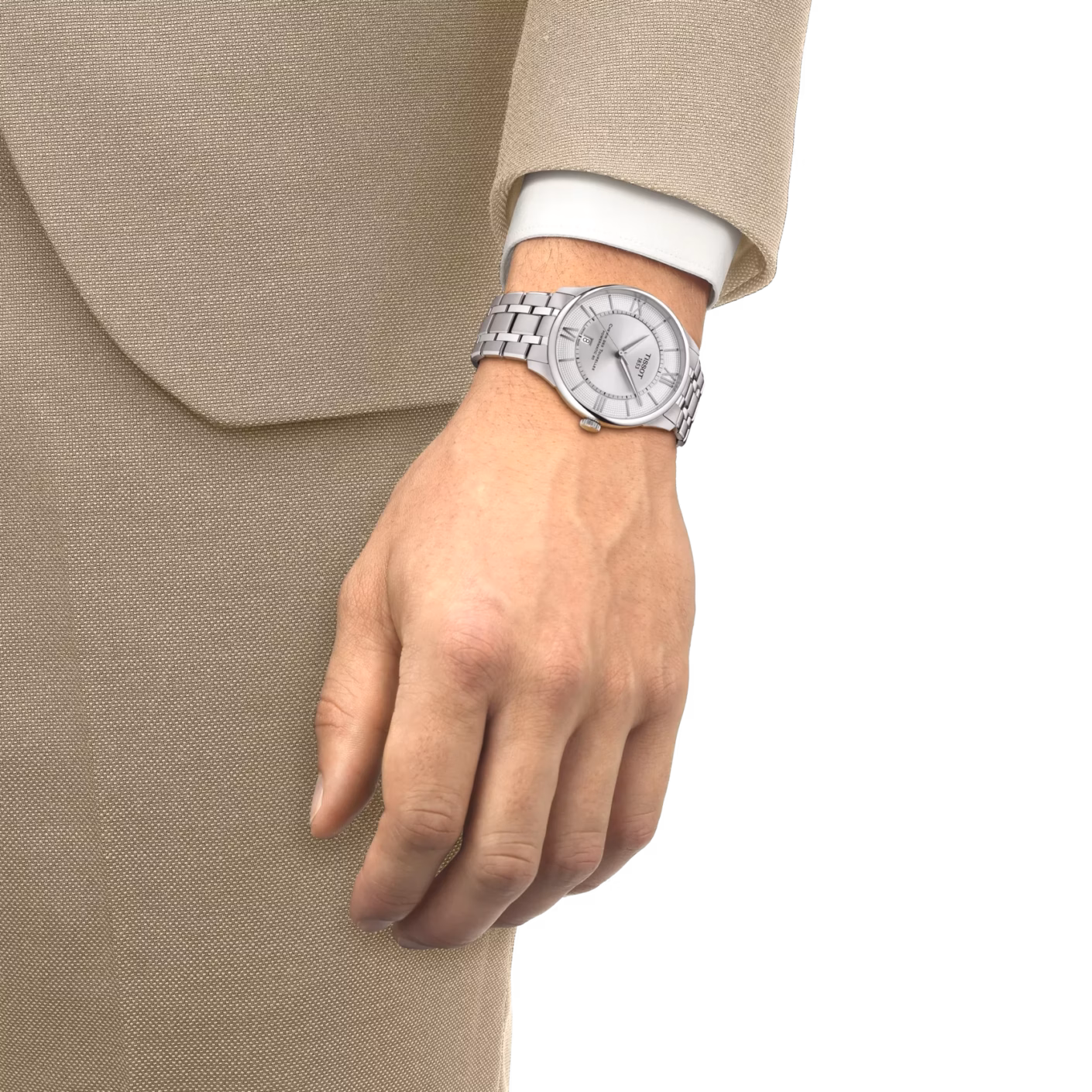 TISSOT 天梭 Chemin des Tourelles Powermatic 80 42mm 杜魯爾 銀灰機械錶 T139.407.11.038.00