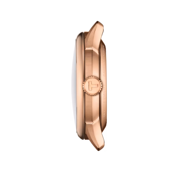 TISSOT 天梭 Chemin des Tourelles Powermatic 80 34mm 杜魯爾 玫瑰金機械錶 T139.207.36.031.00：圖片 2