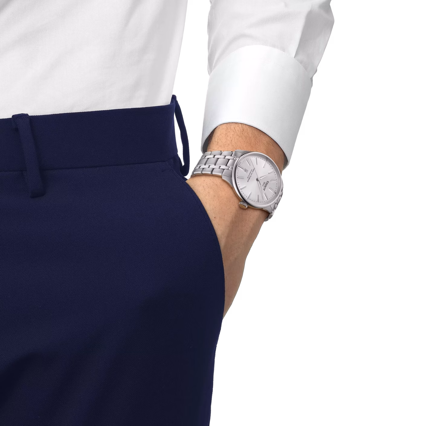 TISSOT 天梭 Chemin des Tourelles Powermatic 80 39mm 杜魯爾 白銀色機械錶 T139.807.11.031.00