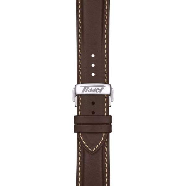 TISSOT 天梭 TELEMETER 1938 復刻機械錶 T142.462.16.032.00：圖片 4