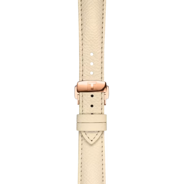TISSOT 天梭 Chemin des Tourelles Powermatic 80 34mm 杜魯爾 玫瑰金機械錶 T139.207.36.031.00：圖片 4