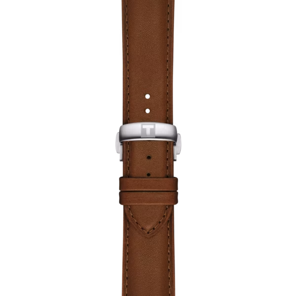 TISSOT 天梭 Chemin des Tourelles Powermatic 80 42mm 杜魯爾 廣告款藍色機械錶 T139.407.16.041.00：圖片 4