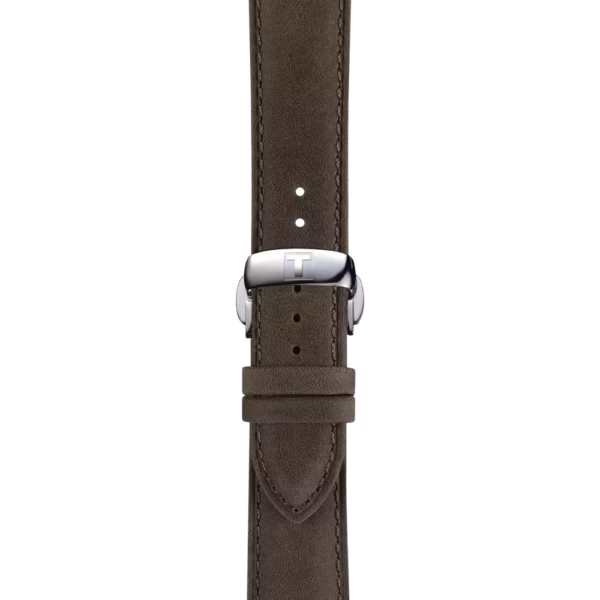 TISSOT 天梭 Chemin des Tourelles Skeleton 杜魯爾 象牙色鏤空機械錶 T139.836.16.261.00：圖片 4
