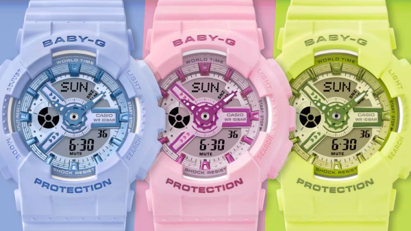 CASIO 卡西歐 BABY-G BA-110YK-4A Y2K時尚粉紅色 指針數位雙顯錶：圖片 3
