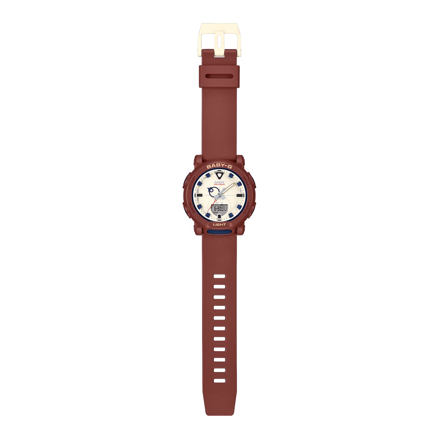 CASIO 卡西歐 BABY-G BGA-310RP-4A 勃艮第酒紅 指針數位雙顯錶