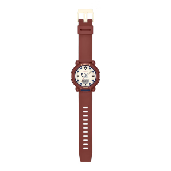 CASIO 卡西歐 BABY-G BGA-310RP-4A 勃艮第酒紅 指針數位雙顯錶：圖片 3
