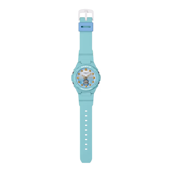 CASIO 卡西歐 BABY-G BGA-320-3A 薄荷綠 夏日之樂指針數位雙顯錶：圖片 3