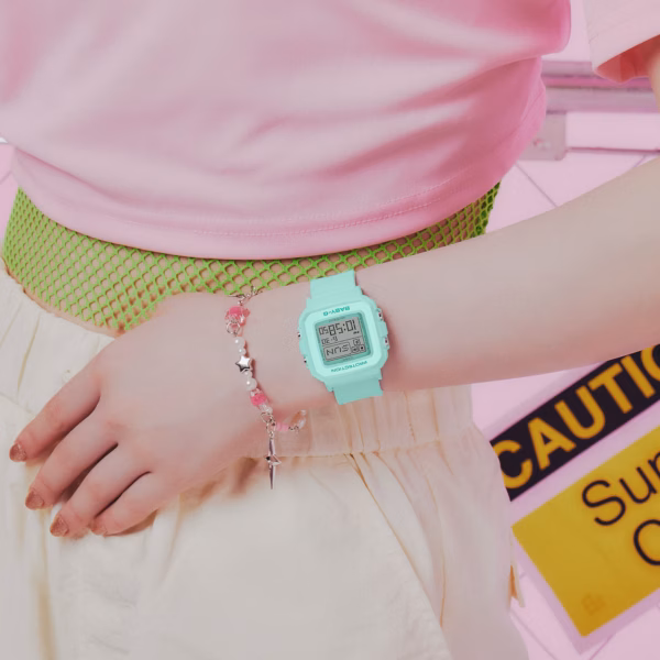CASIO 卡西歐 BABY-G BGD-10-3 薄荷綠 數位像素動畫錶：圖片 2
