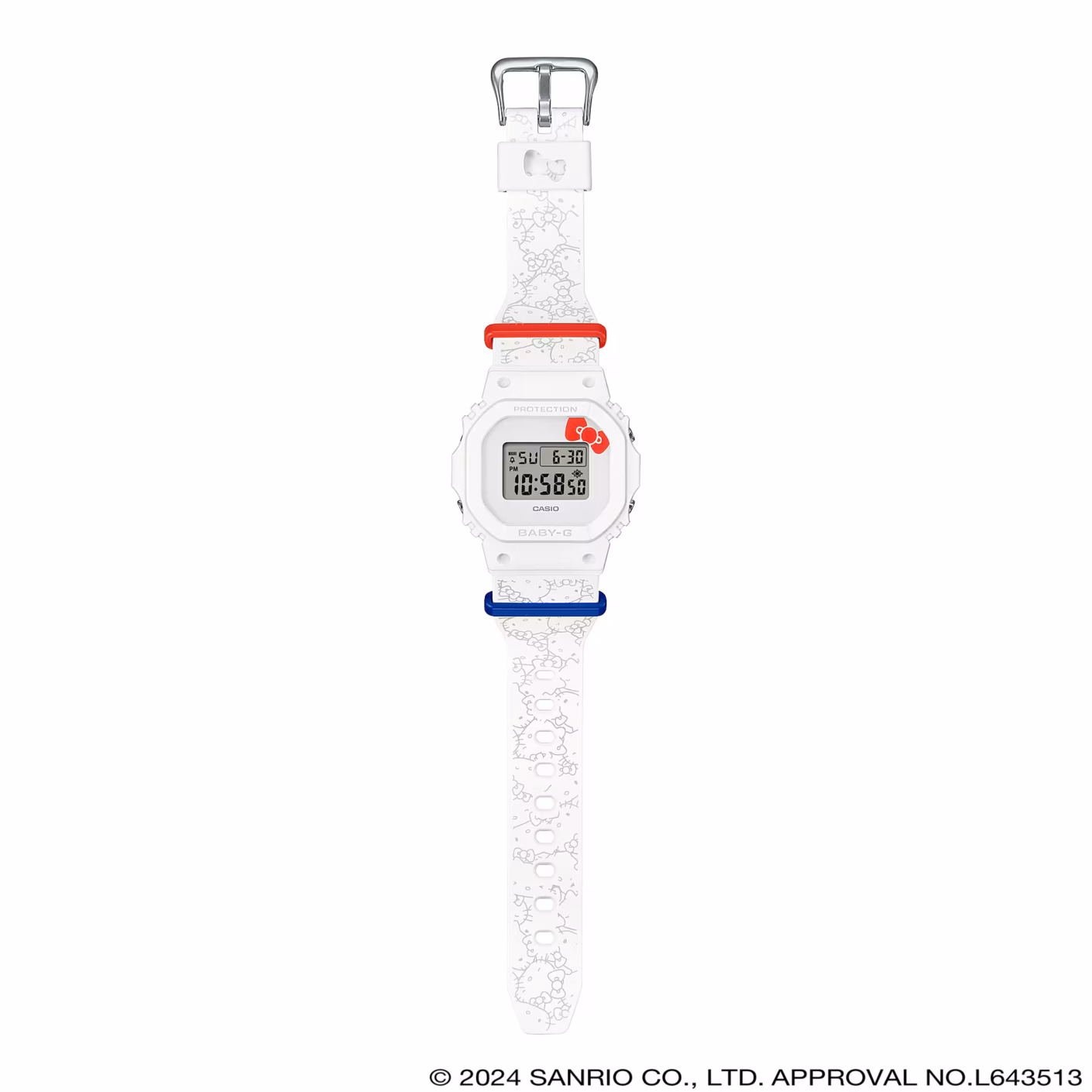 CASIO 卡西歐 BABY-G BGD-565KT-7 HELLO KITTY 50 週年 聯名數位錶