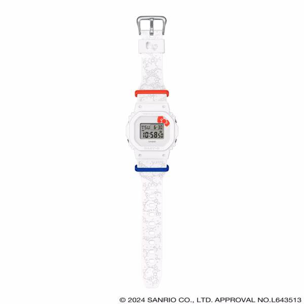 CASIO 卡西歐 BABY-G BGD-565KT-7 HELLO KITTY 50 週年 聯名數位錶：圖片 2