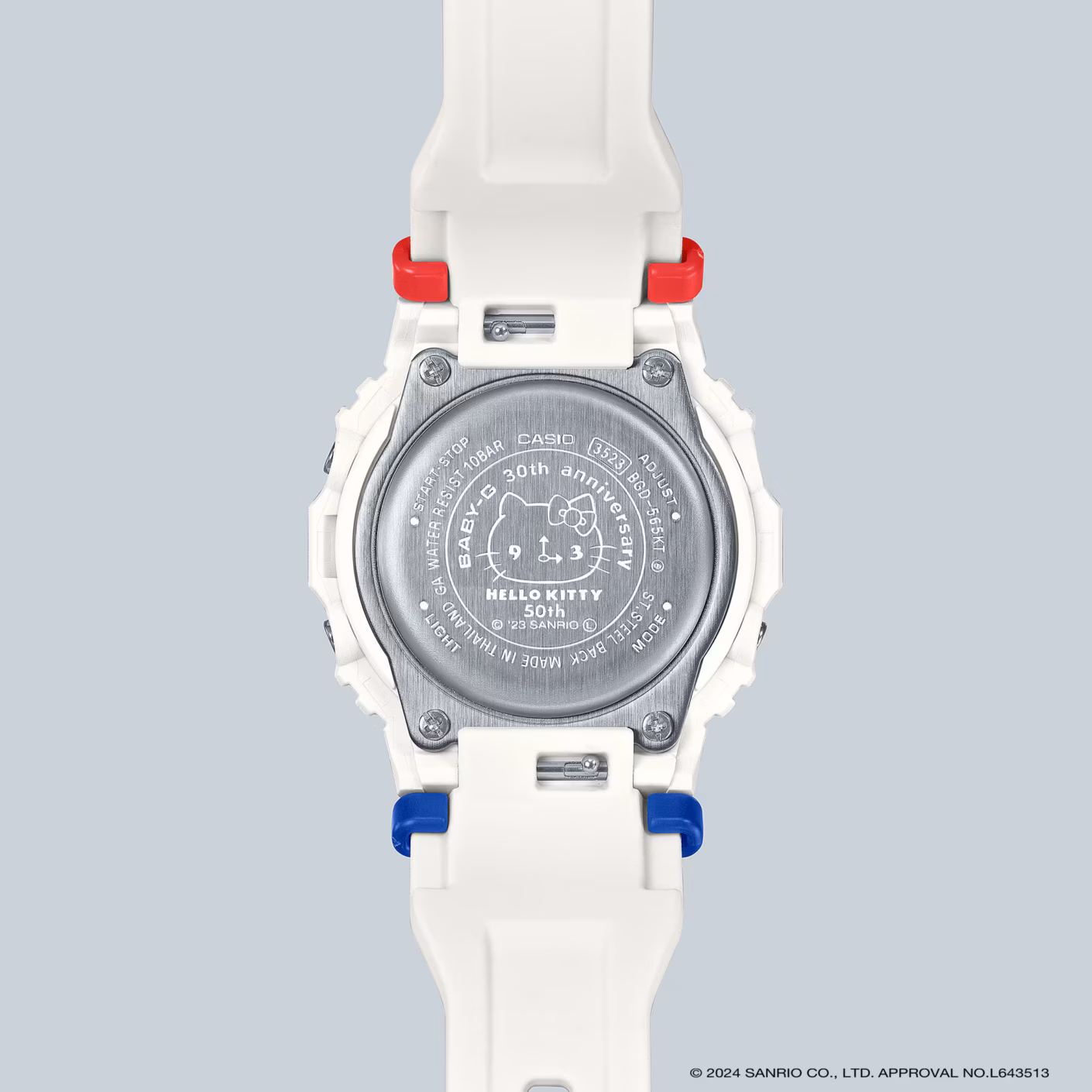 CASIO 卡西歐 BABY-G BGD-565KT-7 HELLO KITTY 50 週年 聯名數位錶