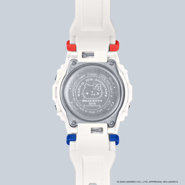 CASIO 卡西歐 BABY-G BGD-565KT-7 HELLO KITTY 50 週年 聯名數位錶：圖片 3
