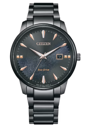 CITIZEN 星辰 Eco-Drive 銀河黑金限定款 光動能腕錶 BM7595-89E