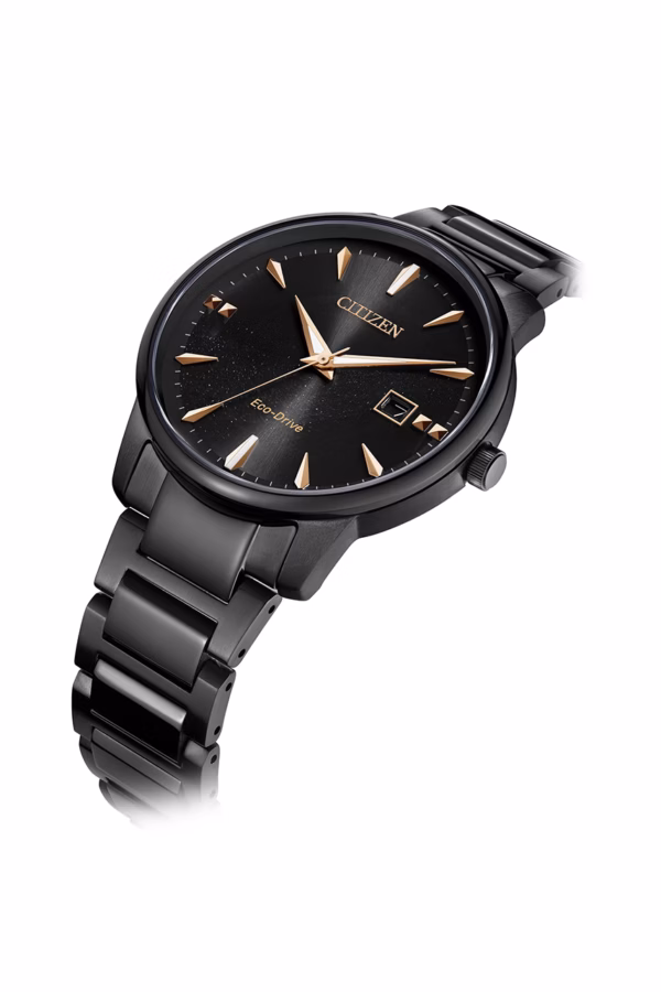 CITIZEN 星辰 Eco-Drive 銀河黑金限定款 光動能腕錶 BM7595-89E：圖片 4