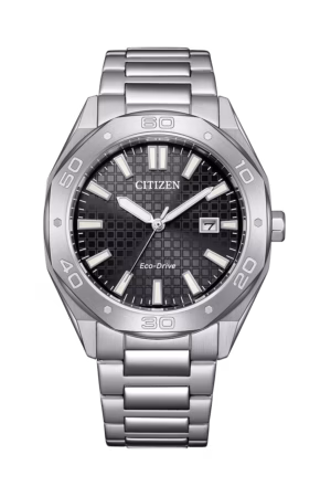 CITIZEN 星辰 GENT'S 八角形格紋面男士腕錶 BM7630-80E