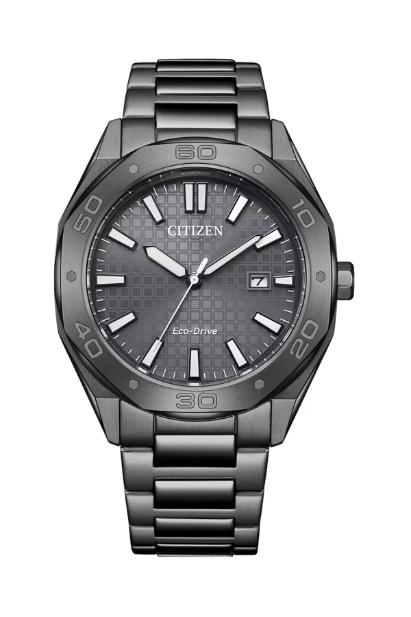 CITIZEN 星辰 GENT'S 八角形格紋面男士腕錶 BM7637-81H