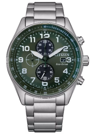 CITIZEN 星辰 Chronograph 光動能男錶 CA0770-72X