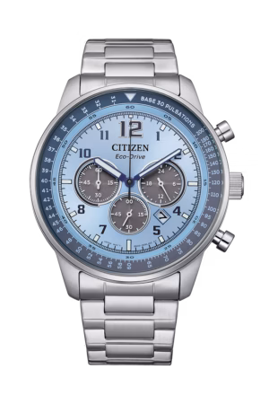 CITIZEN 星辰 Chronograph 希望之藍限定款 光動能腕錶 CA4500-83M