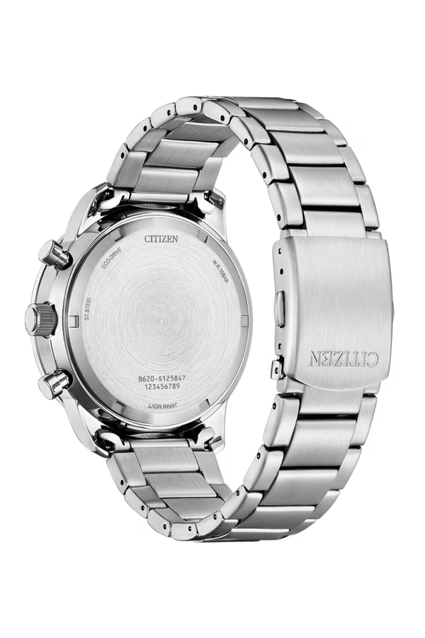 CITIZEN 星辰 Chronograph 三眼計時光動能男錶 CA4500-91L：圖片 3