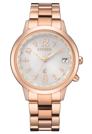 CITIZEN 星辰 xC 亞洲限定 鈦金屬電波女錶 CB1107-58A