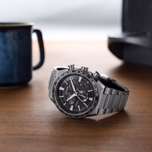 CITIZEN 星辰 ATTESA 超級鈦電波腕錶 CB5966-69E：圖片 6