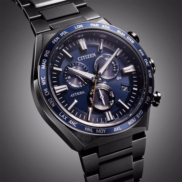 CITIZEN 星辰 ATTESA 超級鈦電波腕錶 CB5967-66L：圖片 5